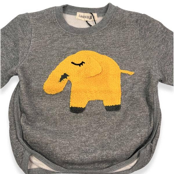 Little Who Elephant Patch Sweater