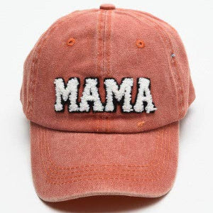 Washed Sherpa MAMA Baseball Cap