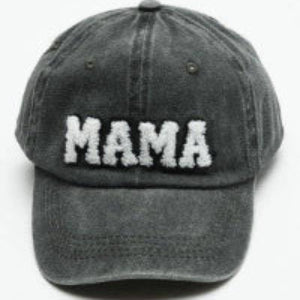 Washed Sherpa MAMA Baseball Cap