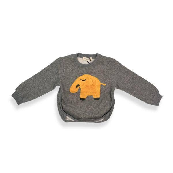 Little Who Elephant Patch Sweater