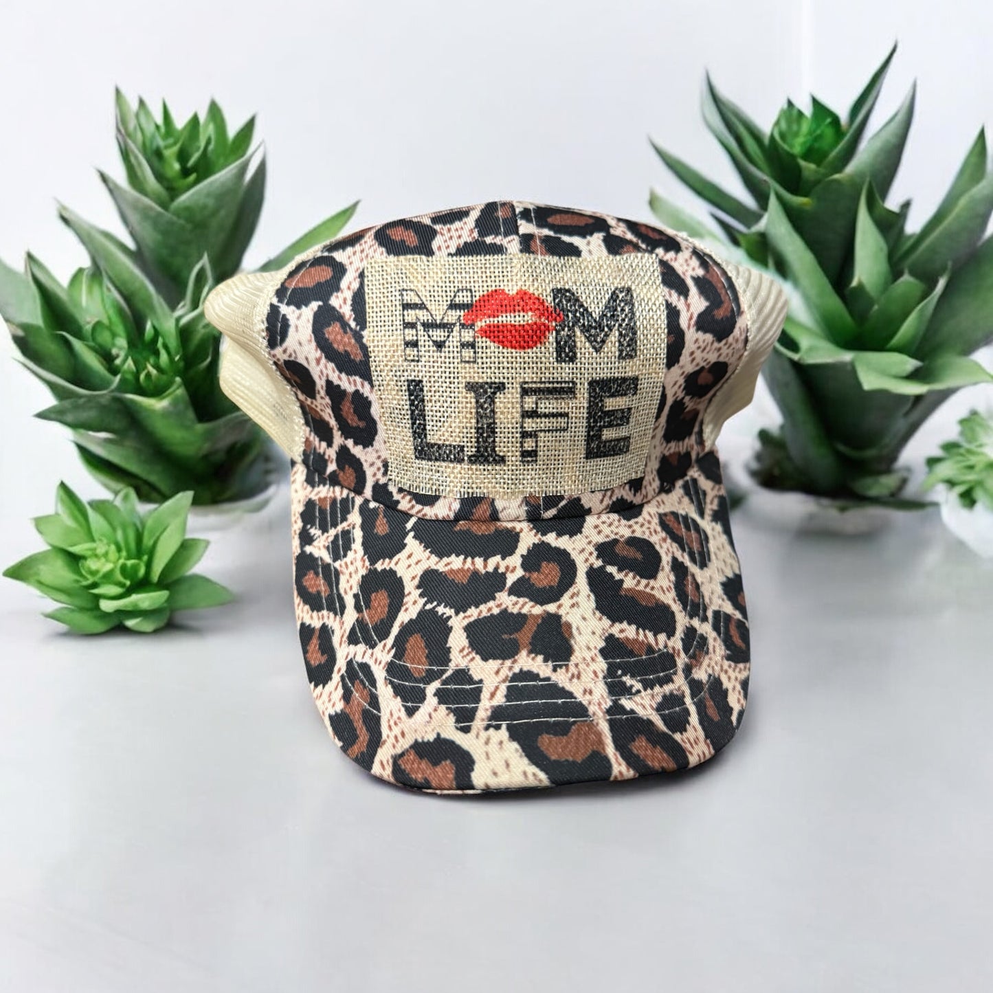 Mom Life ponytail hat