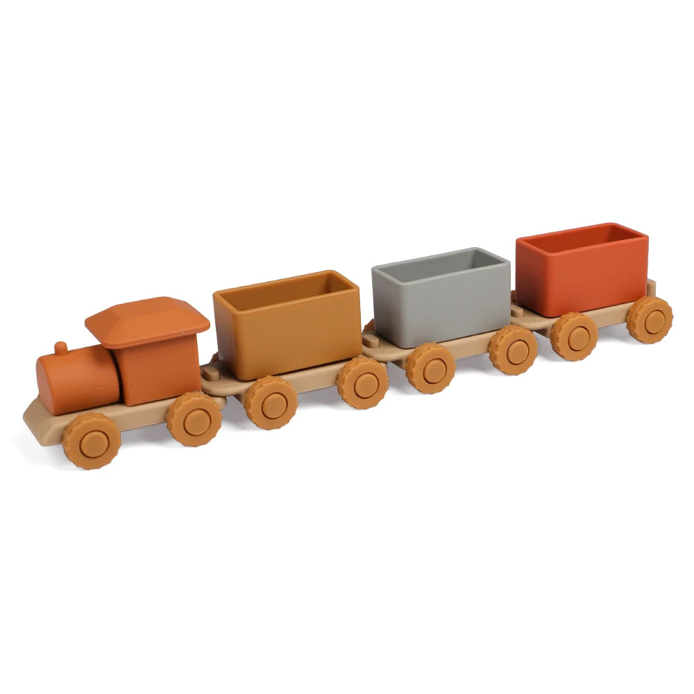 Silicone Stacking Train Toy