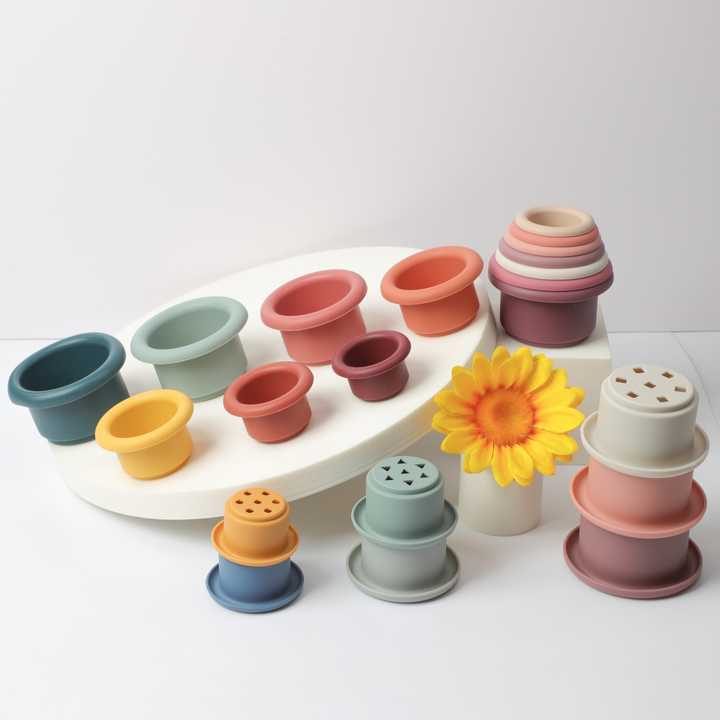Silicone Stacking Cups