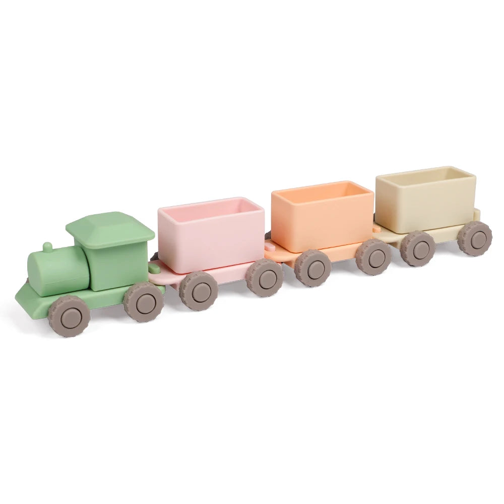 Silicone Stacking Train Toy