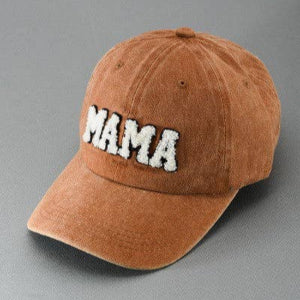 Washed Sherpa MAMA Baseball Cap